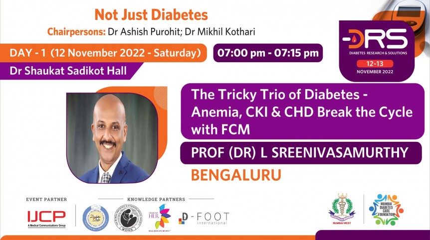 The Tricky Trio of Diabetes - Anemia, CKI & CHD Break the Cycle with FCM