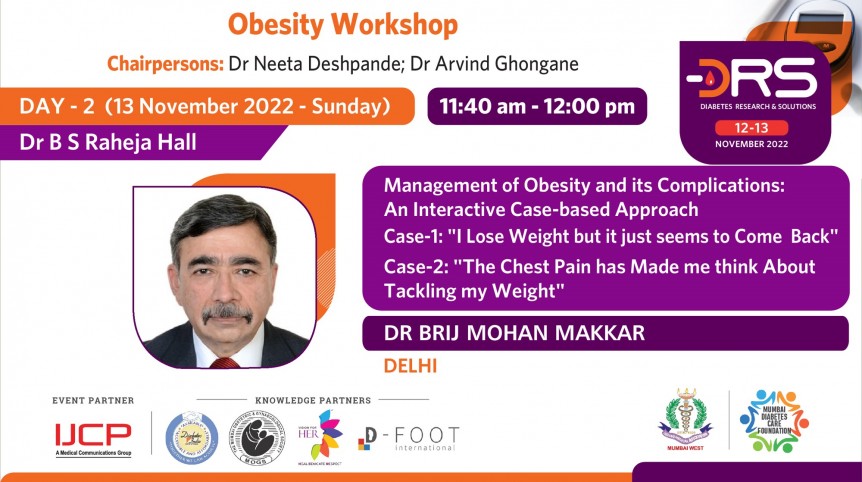 Management of Obesity and its Complications: An Interactive Case-based Approach Case-1: I lose Weight but it just seems to Come Back Case-2: The Chest Pain has Made me thinks About Tackling my Weight