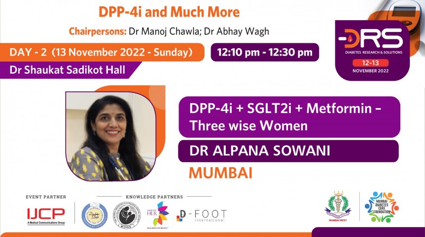 DPP-4i + SGLT2i + Metformin - Three wise Women