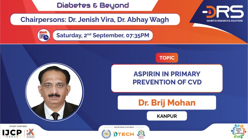 Aspirin in primary prevention of Diabetes