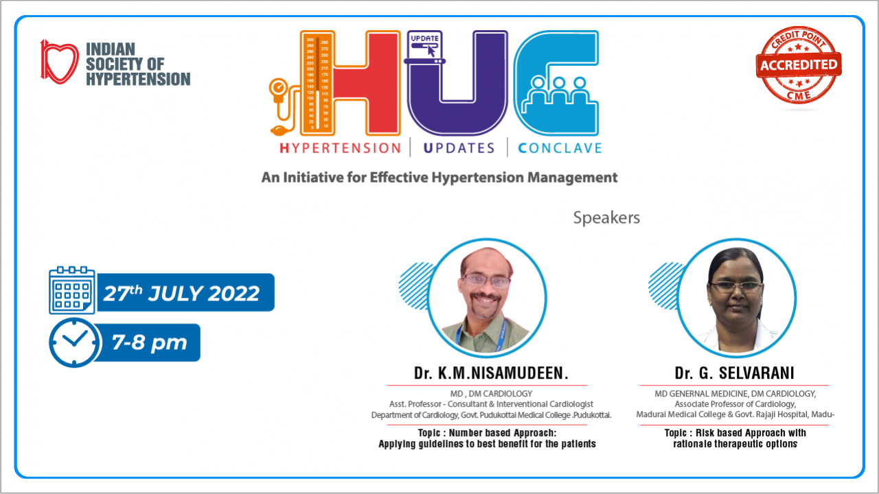 Hypertension Updates  Conclave from Madurai 2