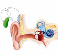 How do we screen hearing in patients presenting with ear problems?