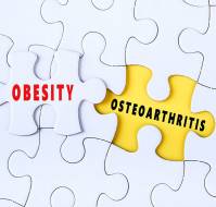 What is the link of obesity with osteoarthritis?