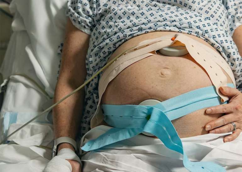 Angular placenta attachment