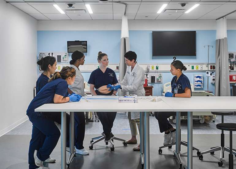 How do skill labs facilitate procedural skills?