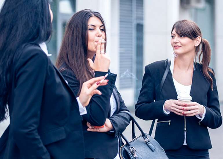 Smoking zones safe for non-smokers?