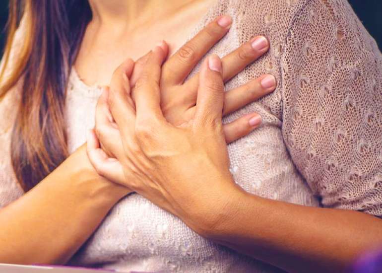 When a chest pain is not because of heart disease?