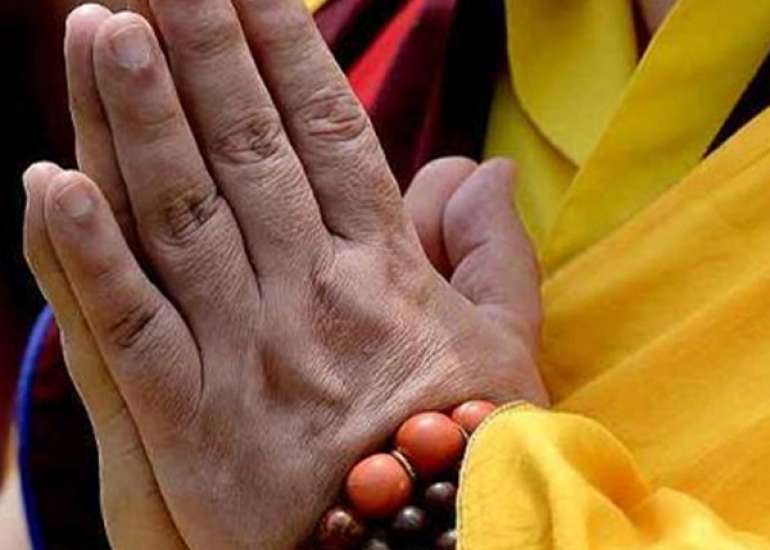 What is the origin and significance of the joined hands used in Hinduism as a form....?