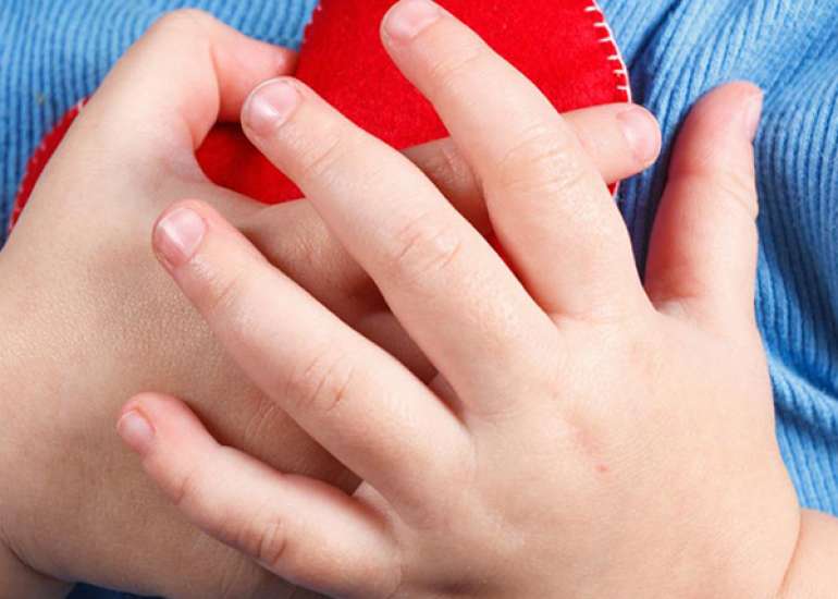 What are precautions required in those children with a hole in the heart?