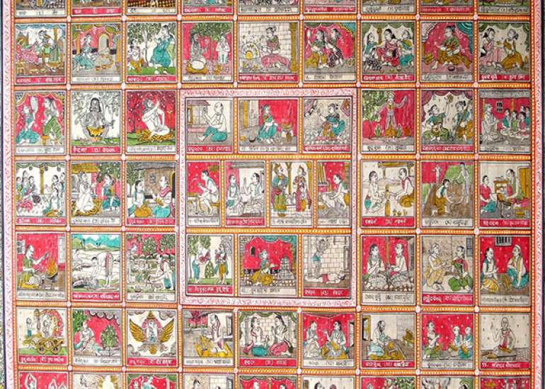 What is the significance of 64 kalas in a woman?