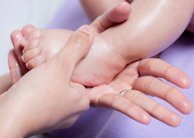Whole-body massage for growth and neurodevelopment in term healthy newborns