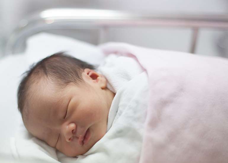 What should be done in an asymptomatic baby with left ventricle?