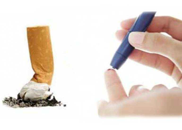 What is the link between smoking & diabetes?