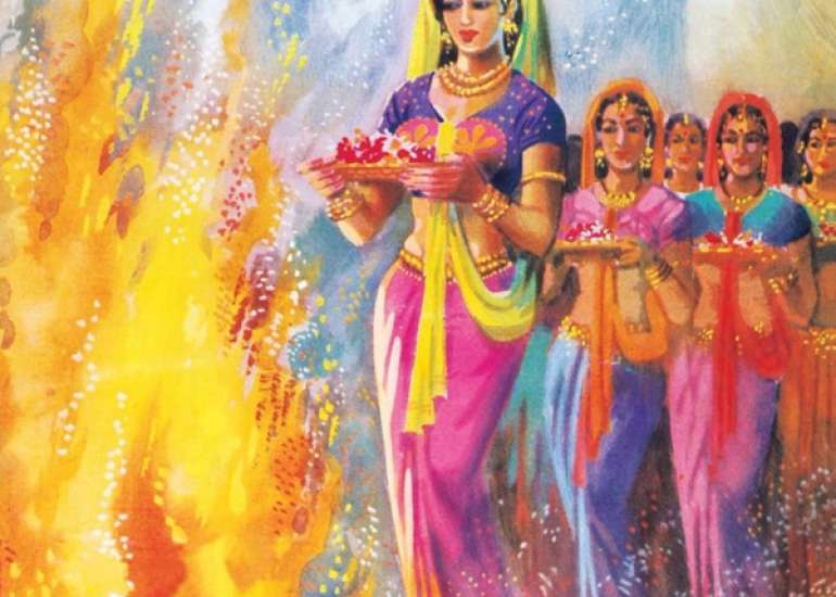 Why was sati prevalent in our country?