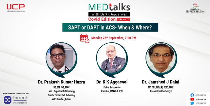 SAPT or DAPT in ACS- When & where?