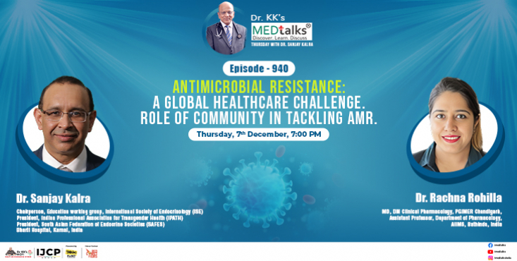 Antimicrobial Resistance: A global healthcare challenge. role of community in tackling AMR.