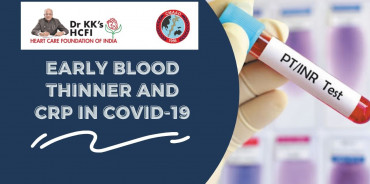 Early blood thinner and CRP in COVID 19