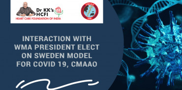Interaction with WMA President Elect on Sweden Model for COVID 19, CMAAO
