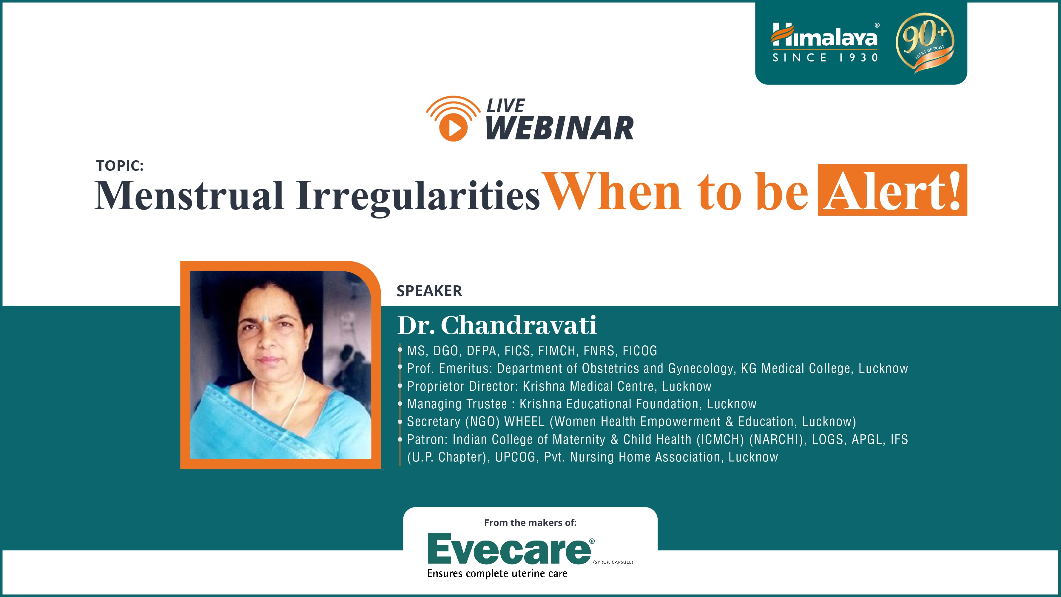 Menstrual Irregularities - When to be Alert!- With Dr. Prof Chandravati