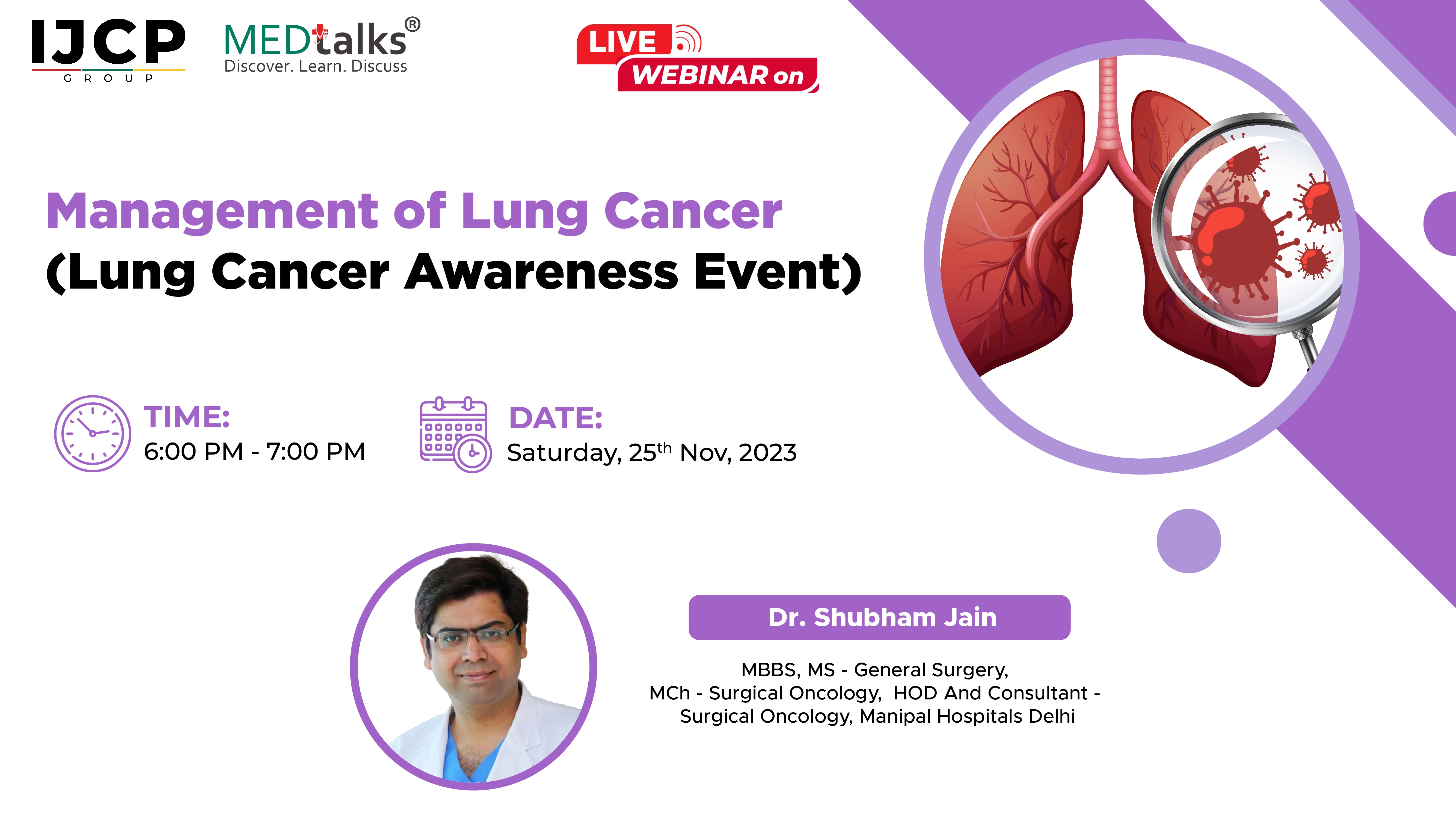 Management of Lung Cancer(Lung Cancer Awareness Event)