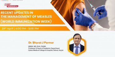 Recent Updates in the Management of Measles( World Immunization Week)