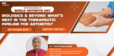 Biologics & Beyond: What’s Next in the Therapeutic Pipeline for Arthritis? (World Arthritis Day)