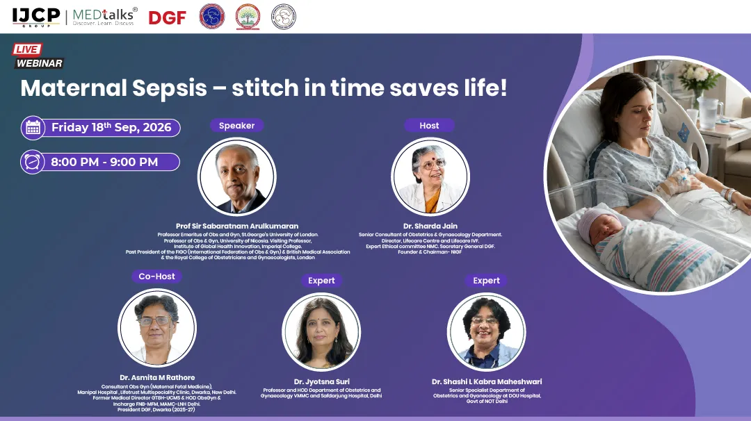 Maternal Sepsis – stitch in time saves life!