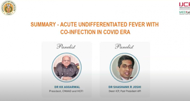 Summary Acute Undifferentiated Fever with Co-infection in COVID Era