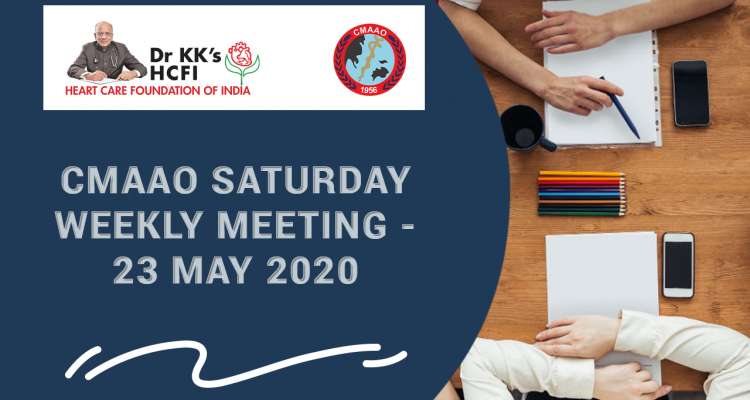 CMAAO Saturday Weekly Meeting - 23 May 2020