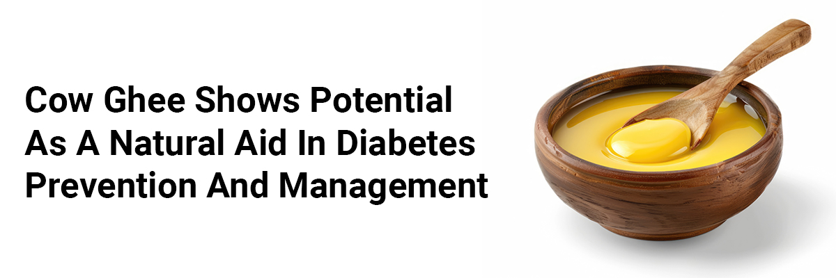 Cow Ghee Shows Potential as a Natural Aid in Diabetes Prevention and Management