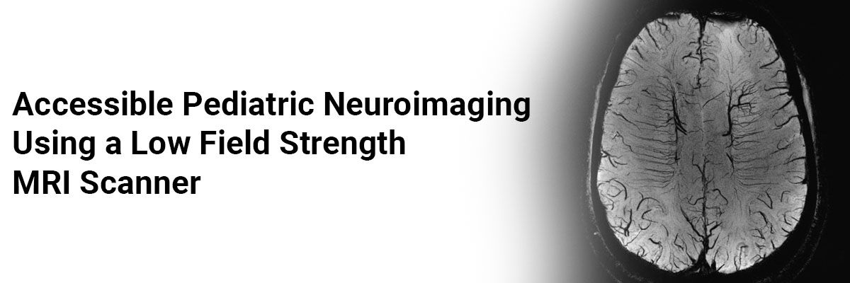Accessible pediatric neuroimaging using a low field strength MRI scanner