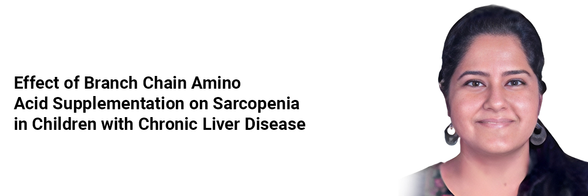 Effect of Branch Chain Amino Acid Supplementation on Sarcopenia in Children with Chronic Liver Disease