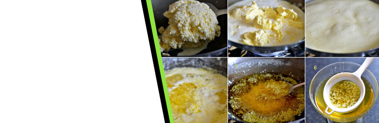 How do you make ghee at home?