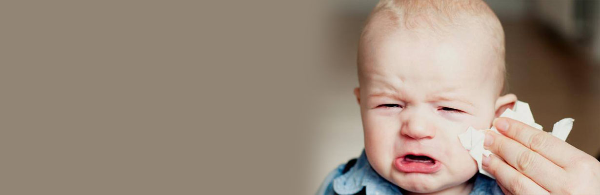 How long can a baby suffer with a discharge from the nose?