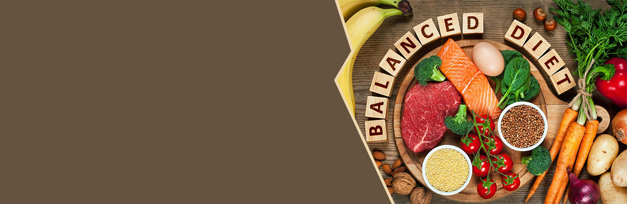 What is the easiest way to remember balanced diet?