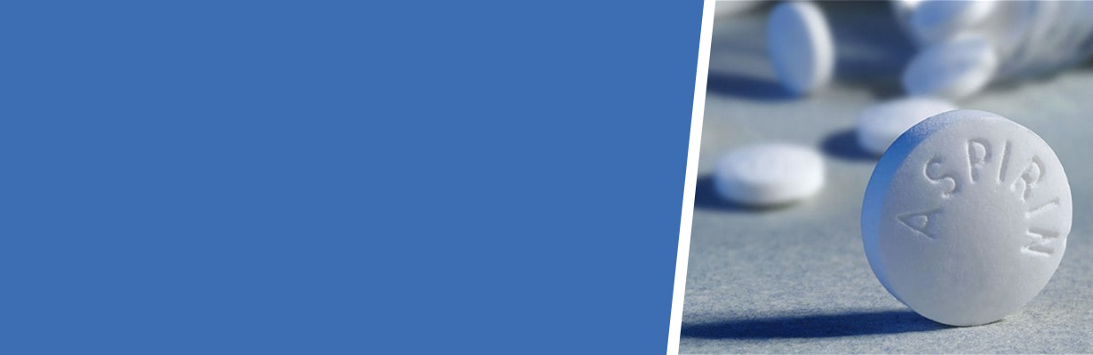 When do we give aspirin after surgery to a child with congenital heart disease?