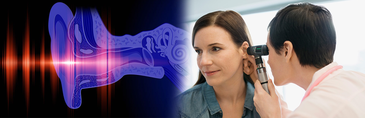 Why is there irreversible hearing loss in unsafe otitis media?