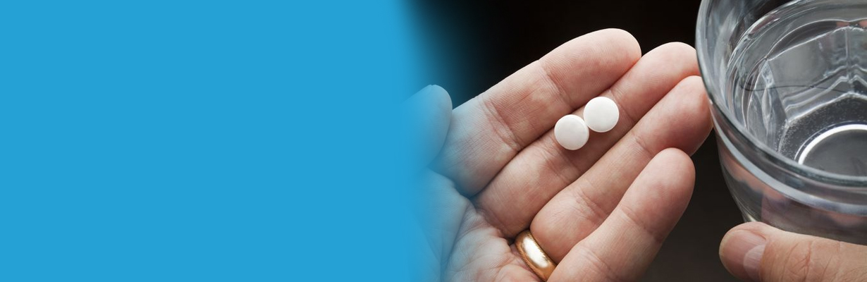 When should we give aspirin in acute MI?