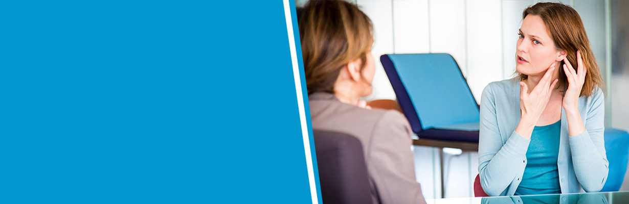 What are the types of hearing loss commonly seen in patients?