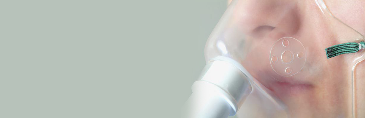 At what levels, oxygen is given?