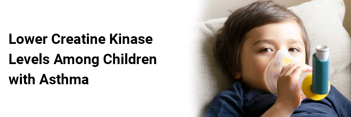 Lower Creatine Kinase Levels Among Children with Asthma