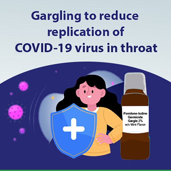 Gargling to Reduce Replication of COVID-19 Virus in Throat w...