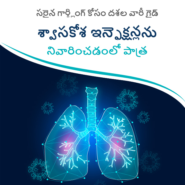 సరైన గార్గ్లింగ్ కోసం దశల వారీ గైడ్: శ్వాసకోశ ఇన్ఫెక్షన్లను ...