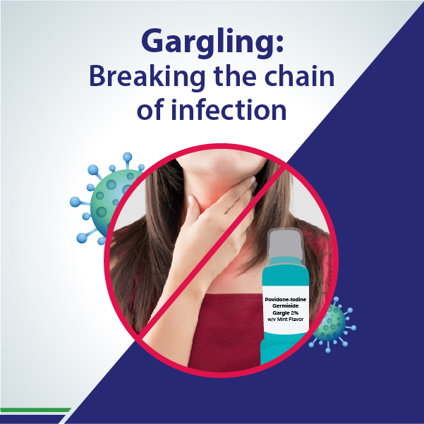Gargling: Breaking the chain of infection