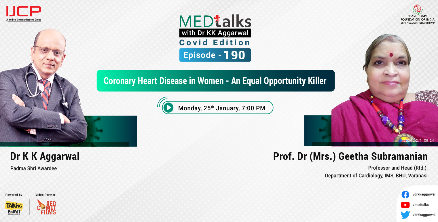 Coronary heart disease in women - An equal opportunity killer