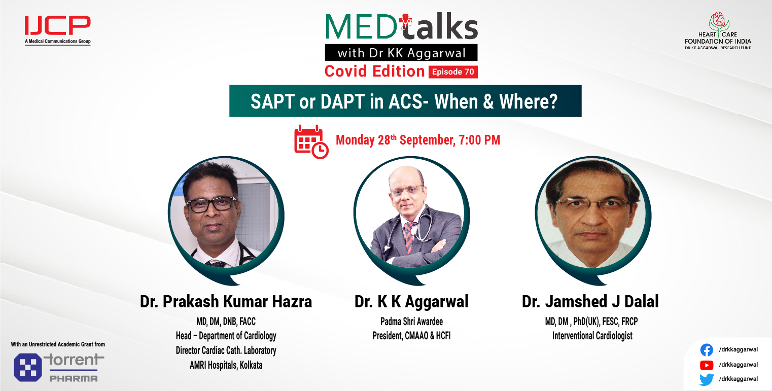 SAPT or DAPT in ACS- When & where?