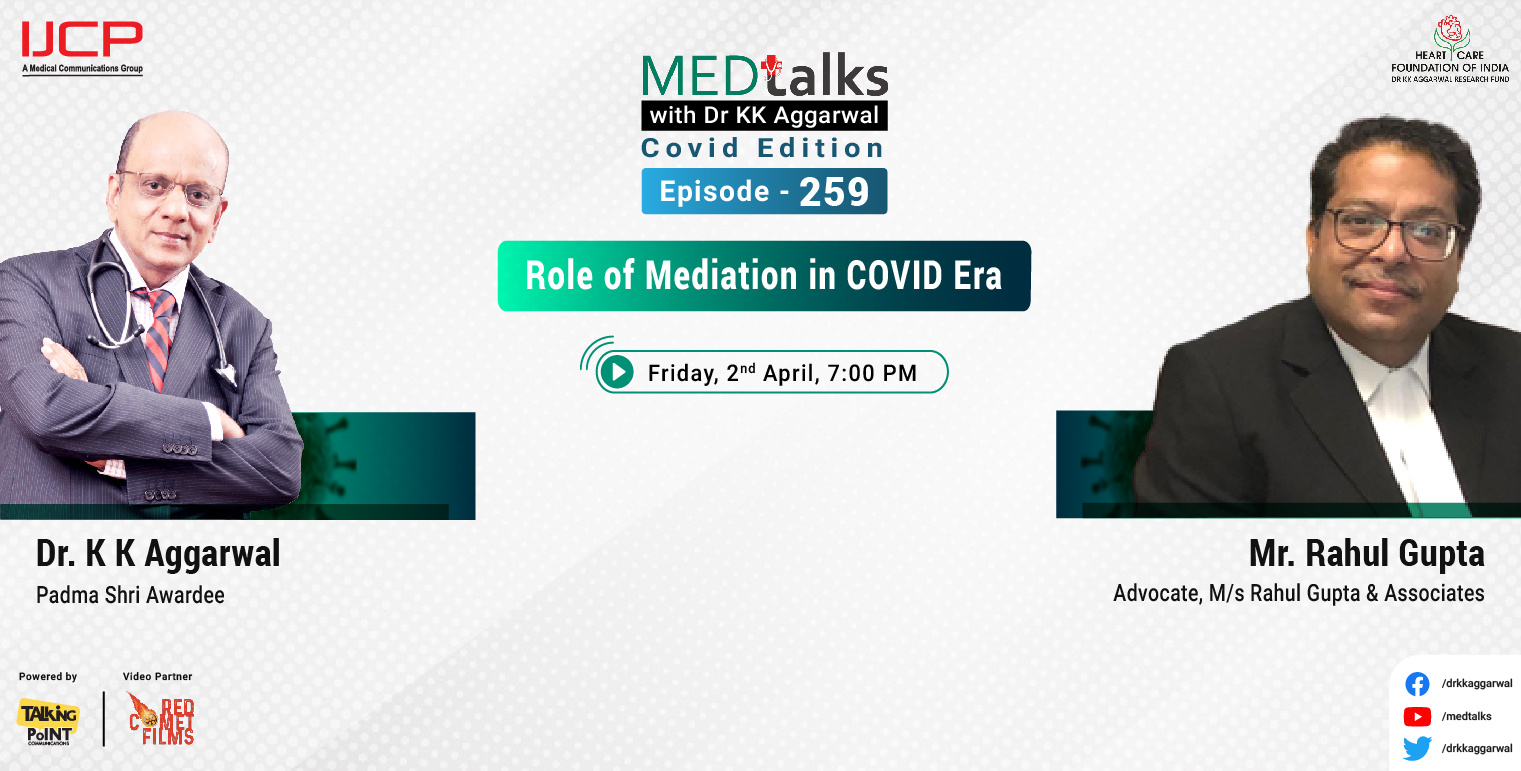 Role of Mediation in COVID Era