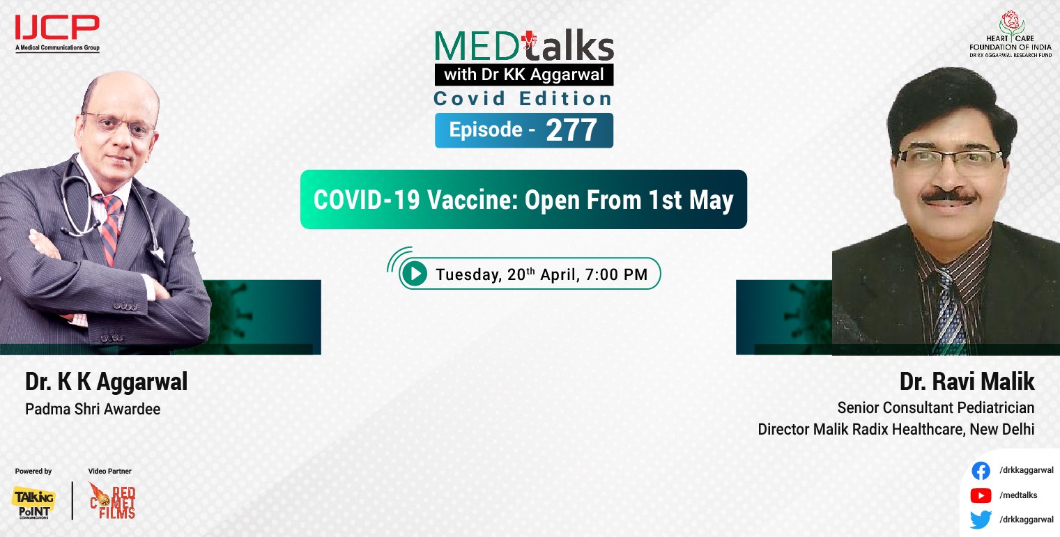 Covid-19 vaccine Open from 1st May