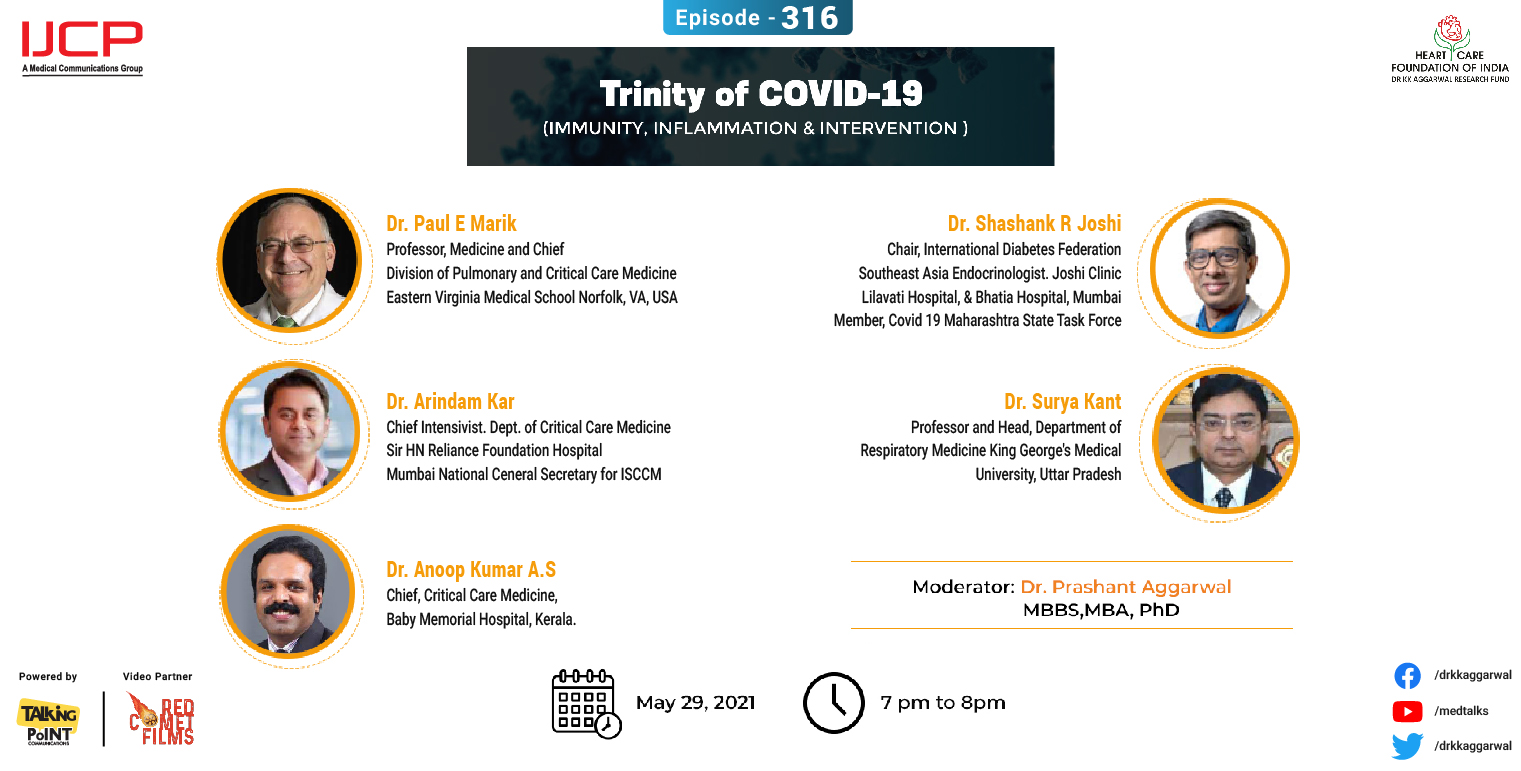 Trinity of COVID-19 (IMMUNITY, INFLAMMATION & INTERVENTION)