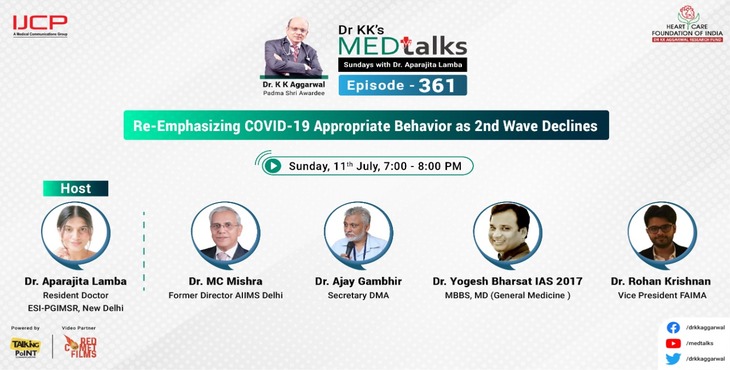 Re-Emphasizing COVID -19 Appropriate Behavior as 2nd Wave Declines